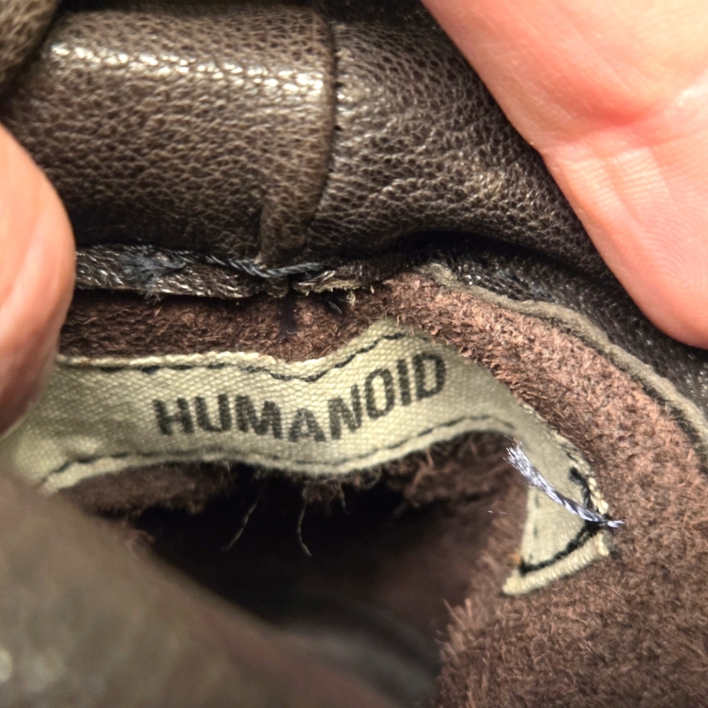 Humanoid Womens Leather Pull On Ankle Boots Size 37 Portugal - Picture 9 of 9